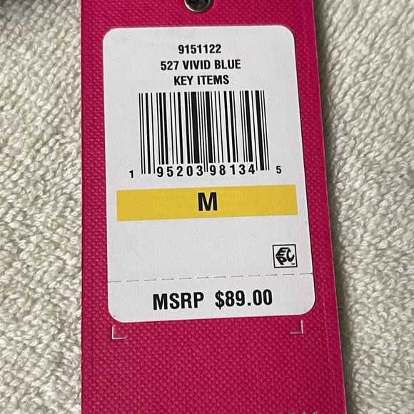 VINCE CAMUTO WRAP FRONT BLOUSE DOUBLE CUFF WOMENS LONG SLEEVE BLUE COLOR SIZE M - Picture 13 of 13